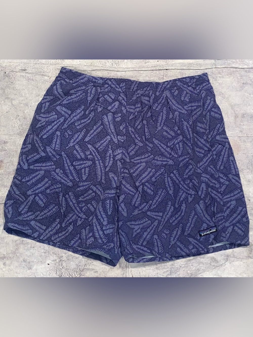 Vintage 90s 1997 SP97 Fern Jungle Leaf Patagonia Baggies Board Shorts Bathing M